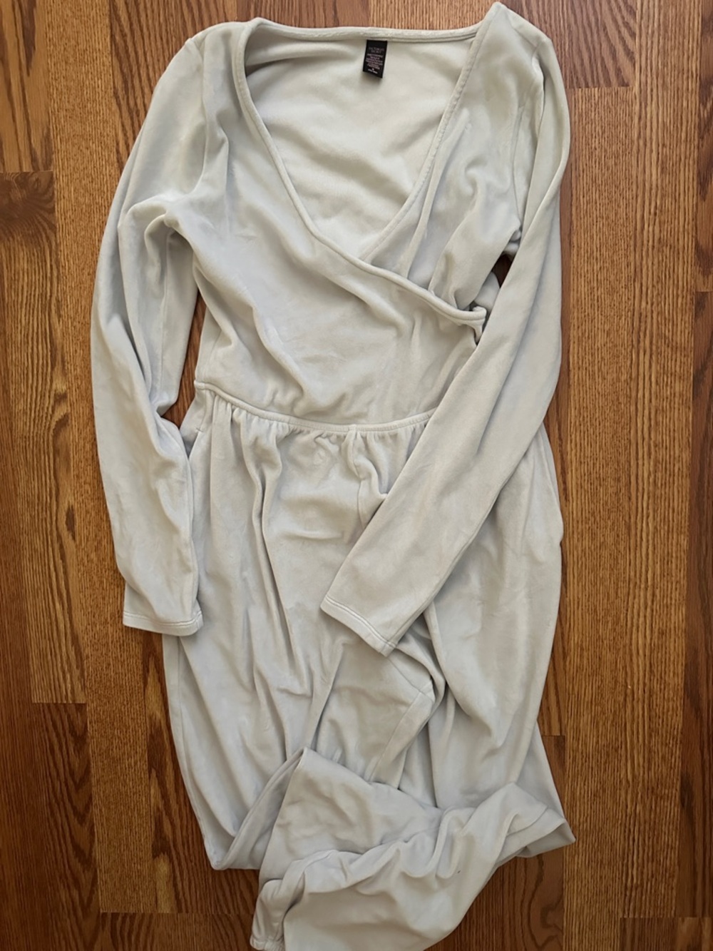 Victoria secret light grey Wrap-Style Long jumpsuit
